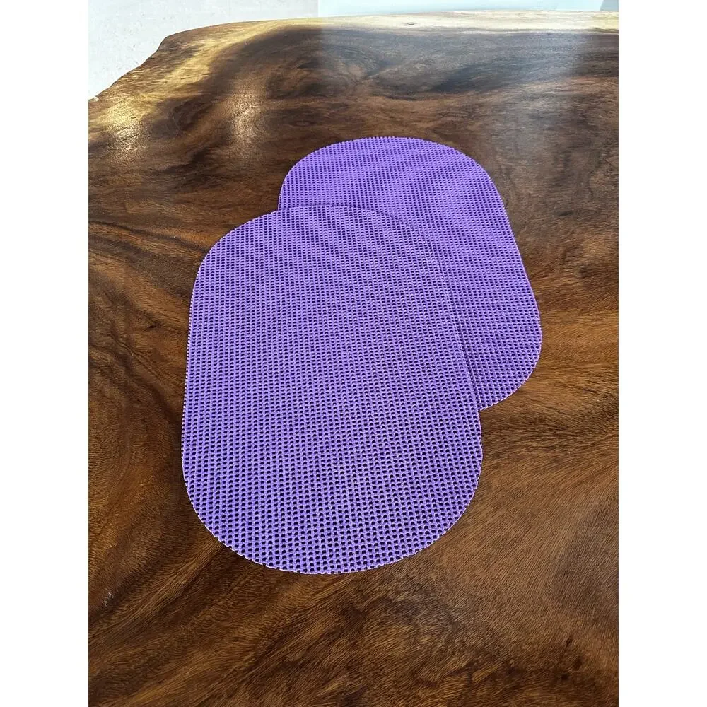 Vintage Placemats Purple Vinyl set of 2